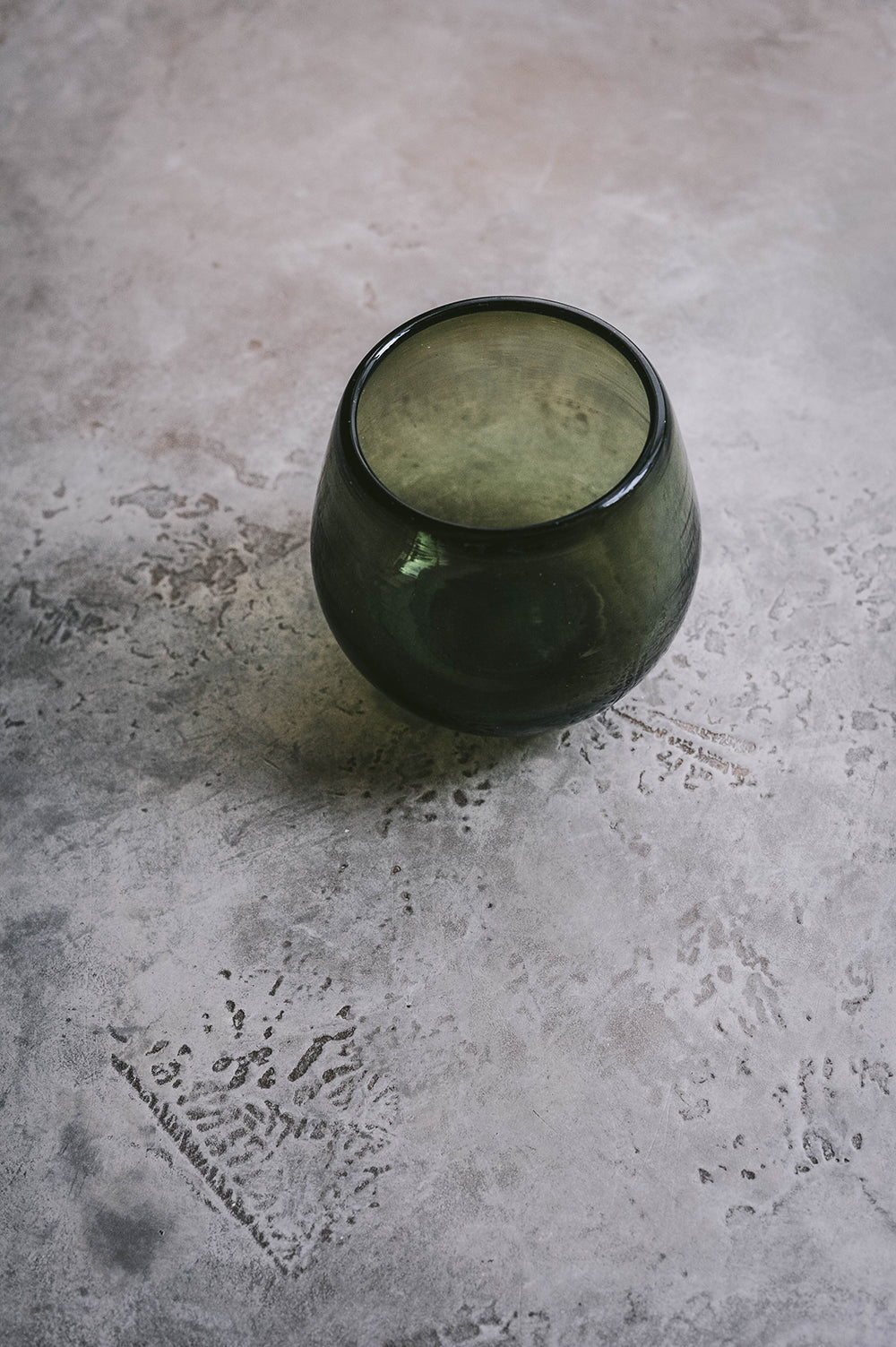 Recycled Shorty Glass - Olive