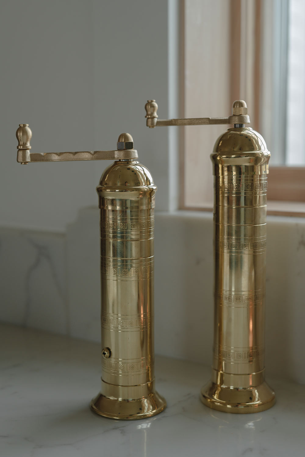 Salt Brass & Pepper Mills