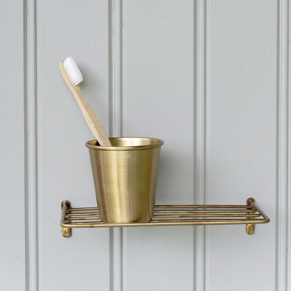 Wire Brass Shelf