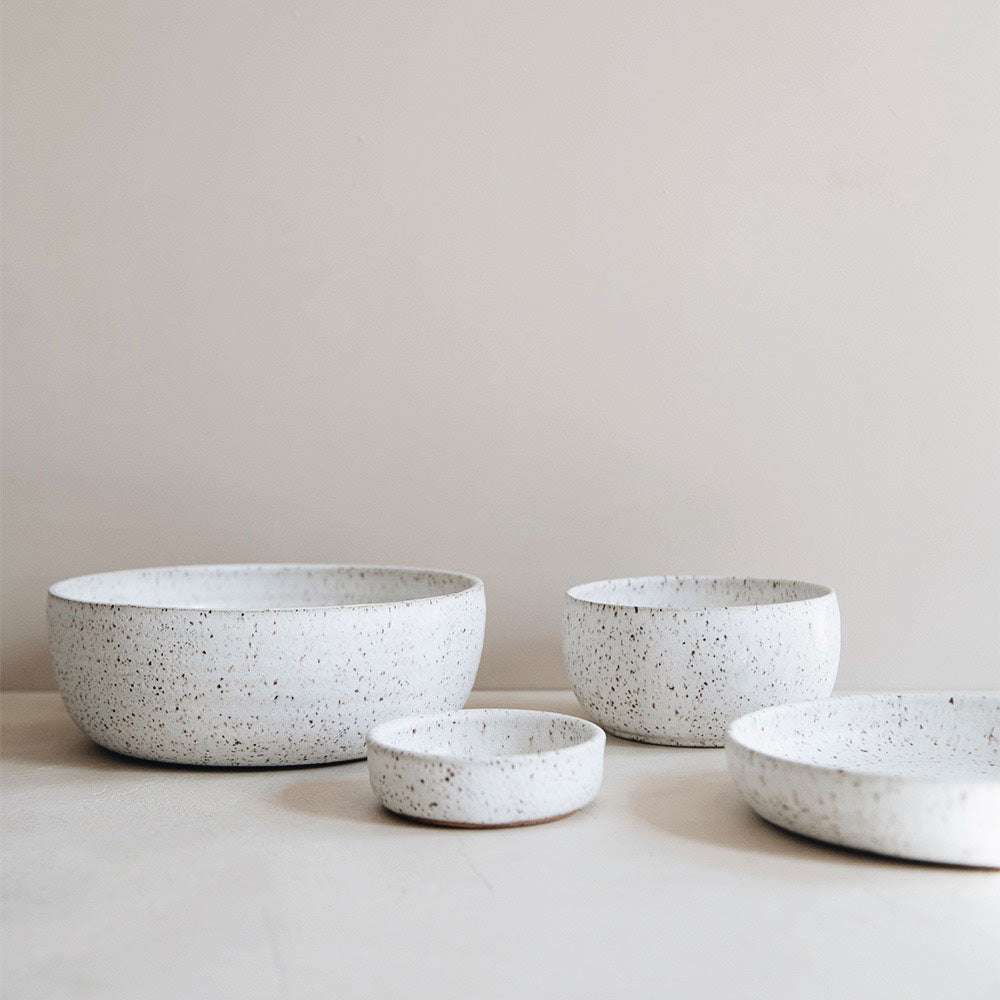 Serving Ceramic Bowl - Speckle