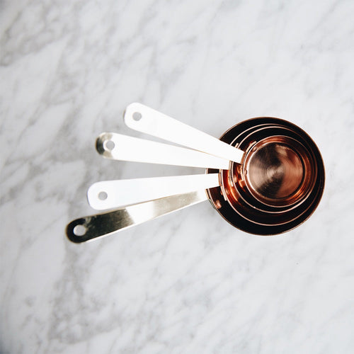 & Copper Brass Measuring Cups