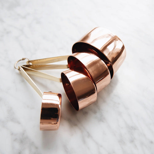& Copper Brass Measuring Cups