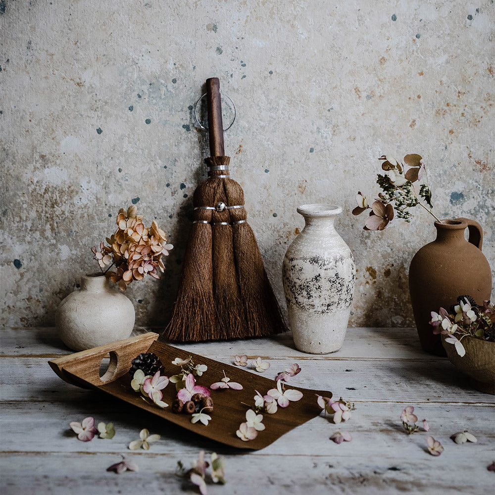 Rustic Petite Clay Vase