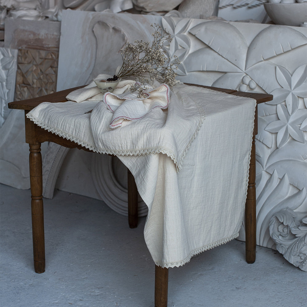 Lace Pointelle Tablecloth