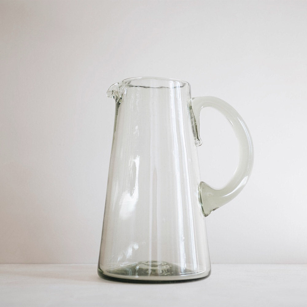 Glass Recycled Pitcher