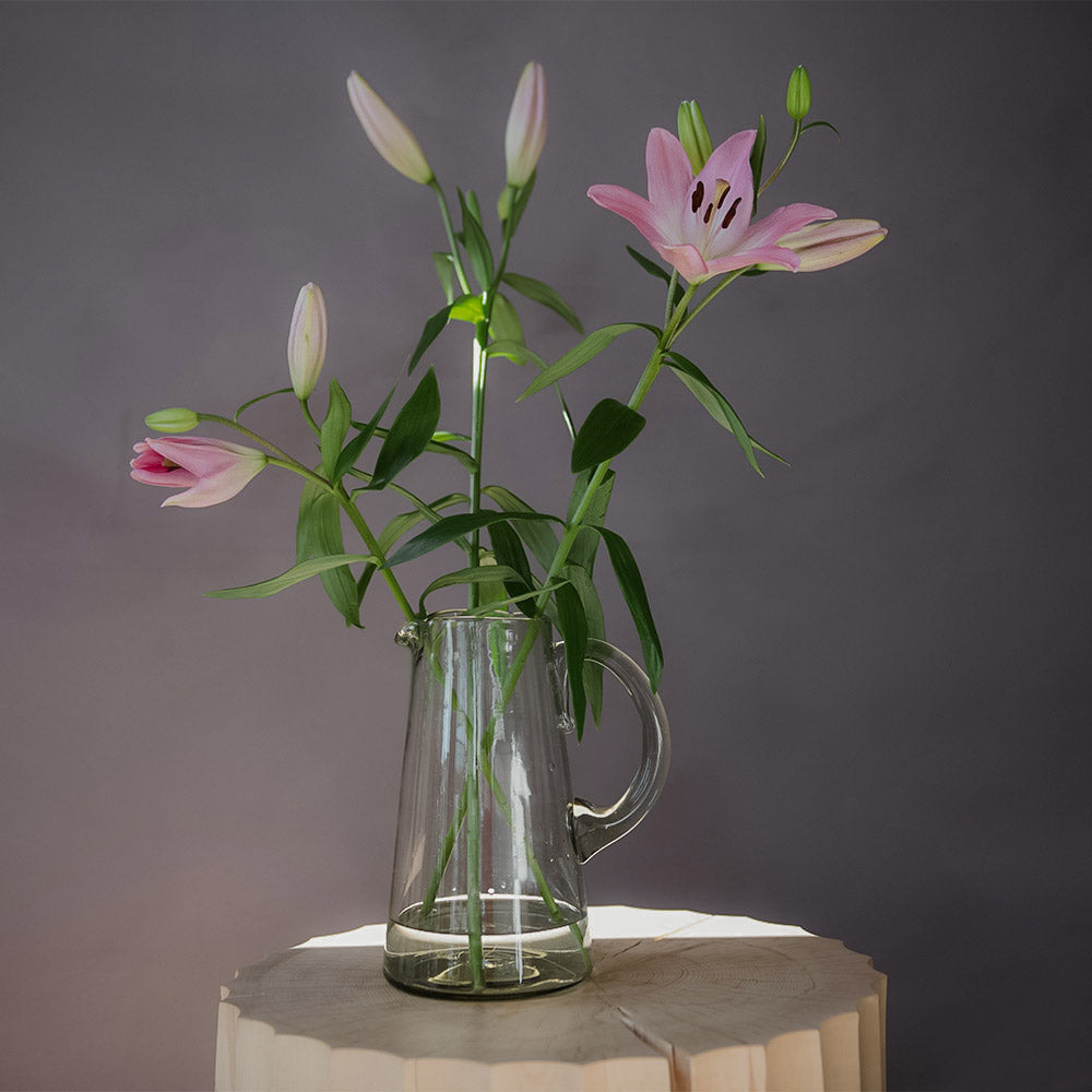 Glass Recycled Pitcher