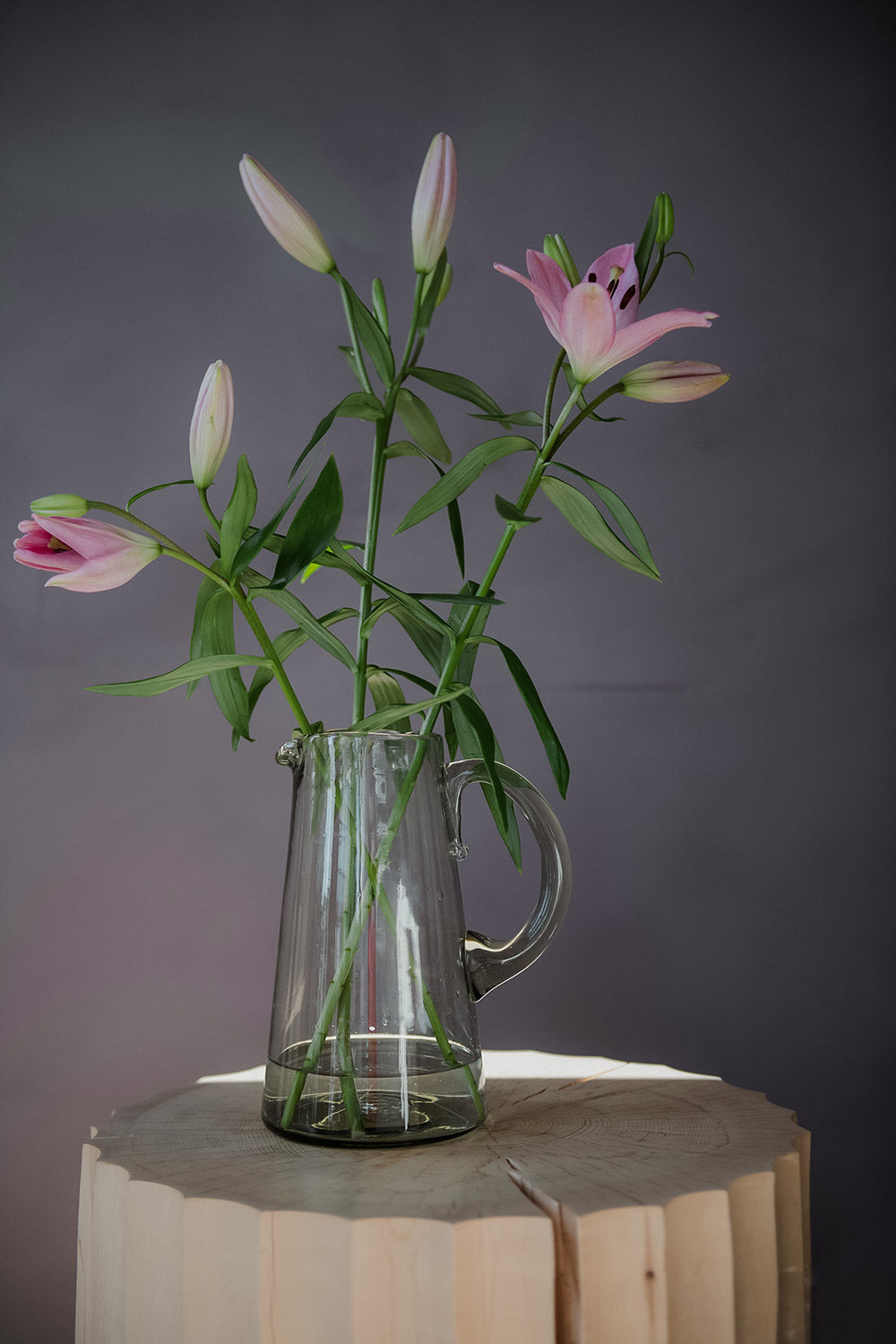 Glass Recycled Pitcher