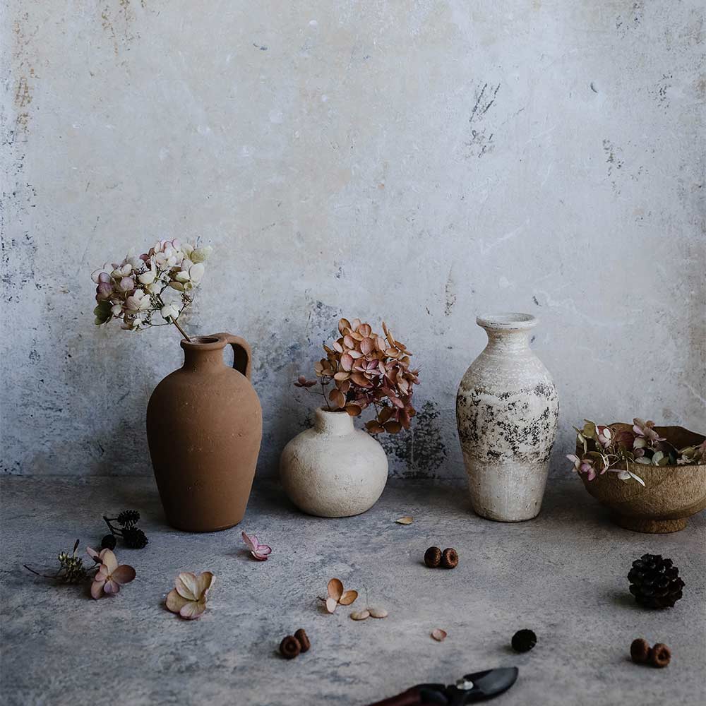 Rustic Petite Clay Vase