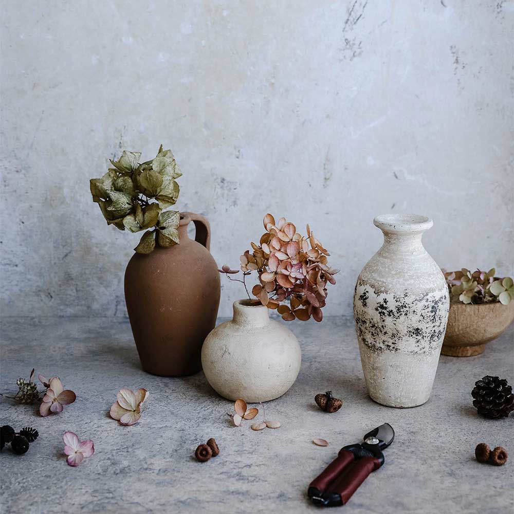 Rustic Petite Clay Vase