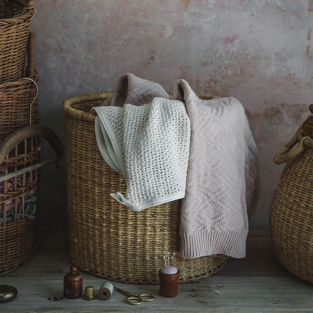 Elephant Madison Grass Basket Trio
