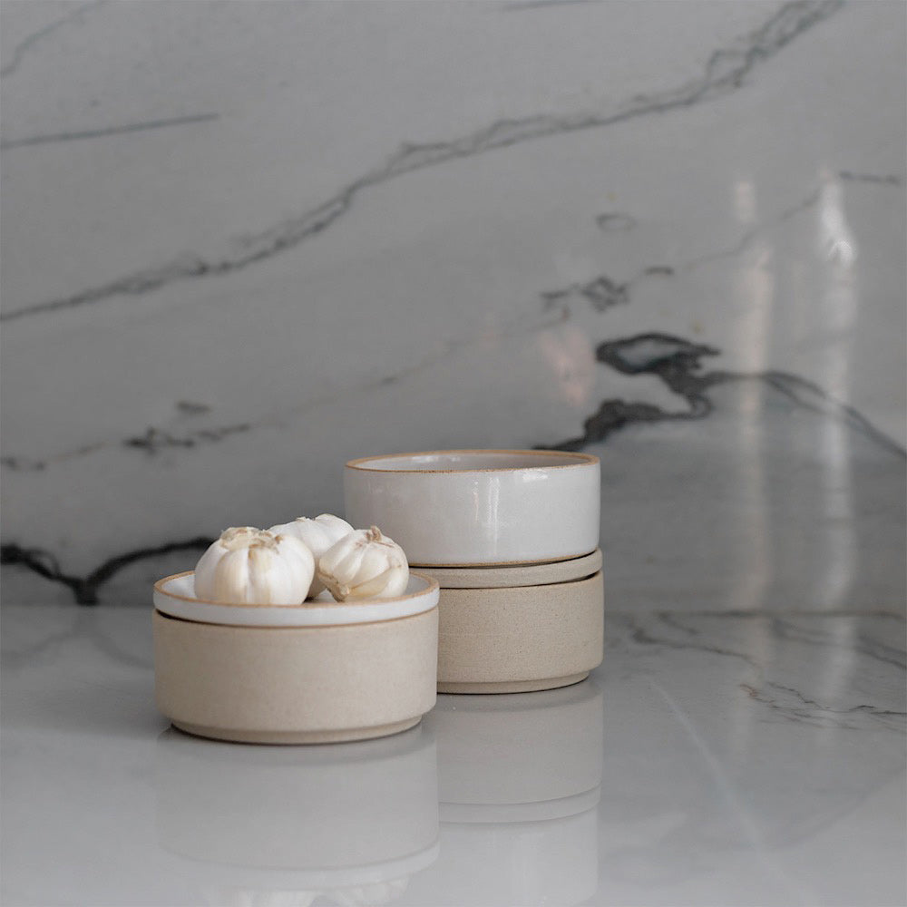 Stoneware Minimal Stackable Salt Cellar