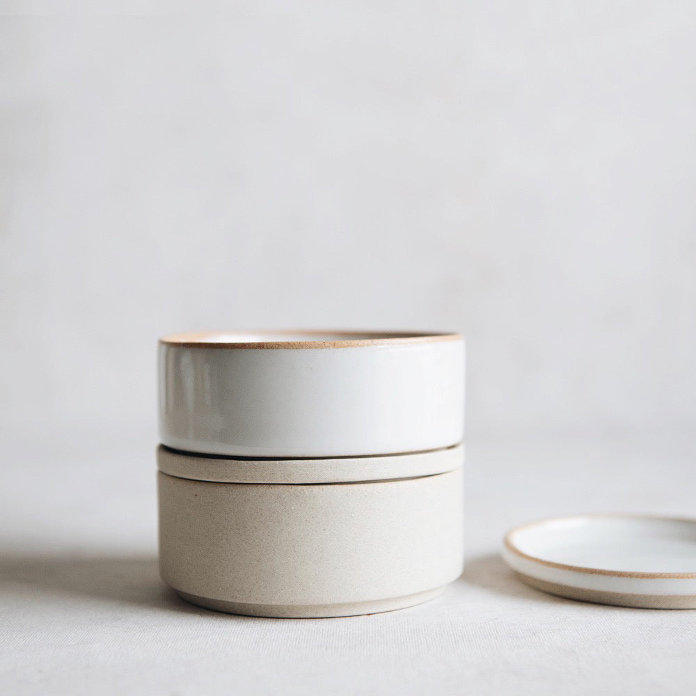 Stoneware Minimal Stackable Salt Cellar