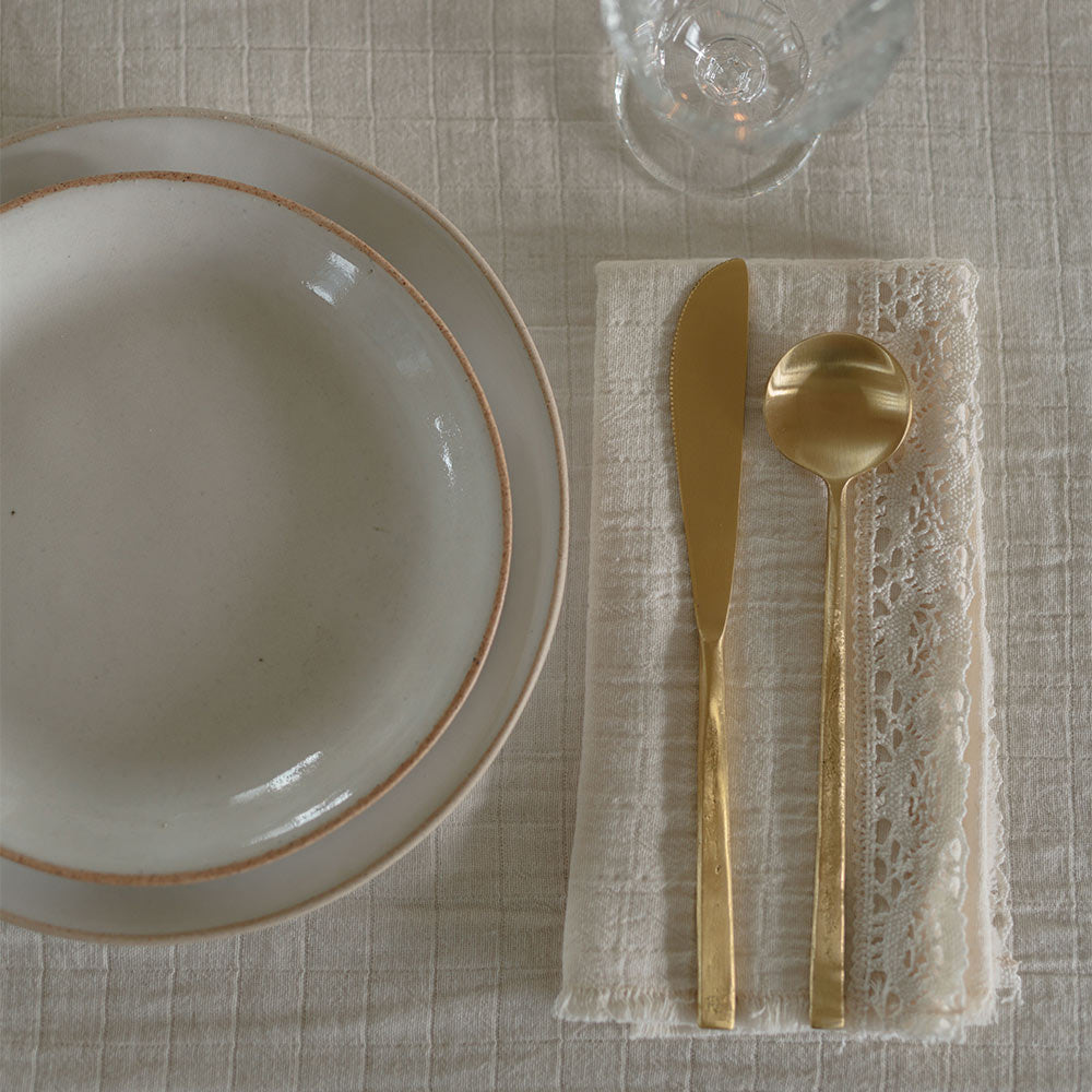 Brass Forged Flatware Set