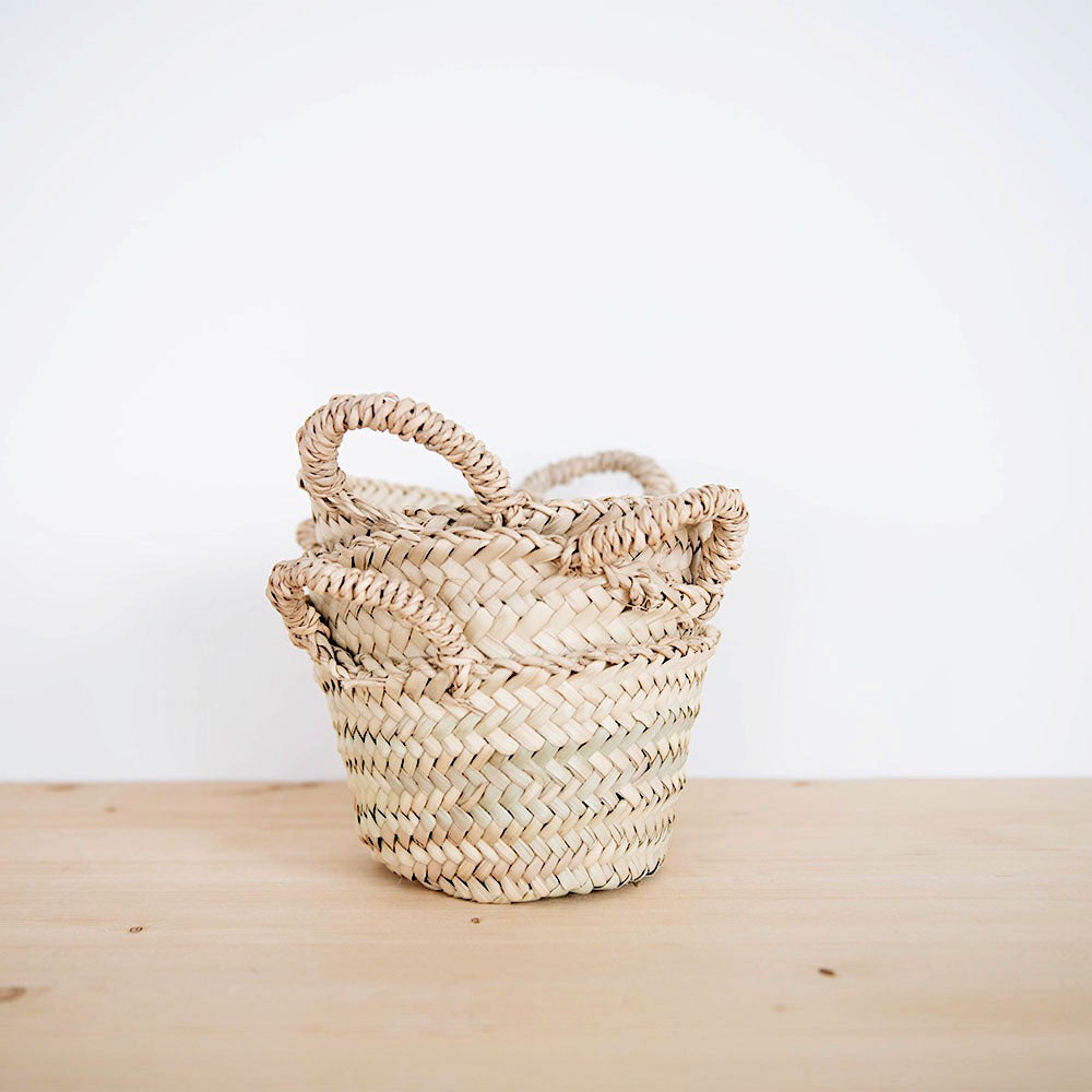 Palm Tiny Leaf Table Basket